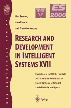 Research and Development in Intelligent Systems XVII - Bramer, Max / Preece, Alun / Coenen, Frans (eds.)