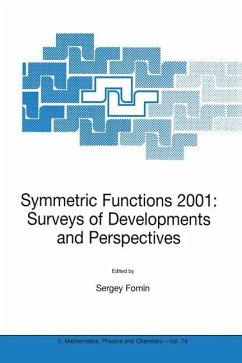 Symmetric Functions 2001: Surveys of Developments and Perspectives - Fomin, Sergey (Hrsg.)