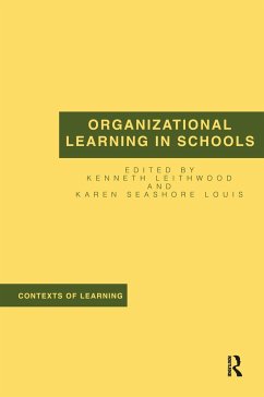 Organizational Learning in Schools - Leithwood, Kenneth (ed.)