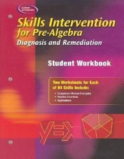 Skills Intervention for Pre-Algebra: Diagnosis and Remediation, Student Workbook - McGraw Hill