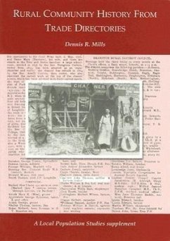 Rural Community History from Trade Directories - Mills, Dennis R.