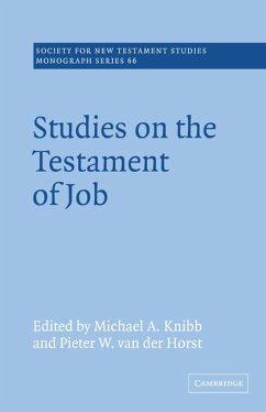 Cover Studies on the Testament of Job
