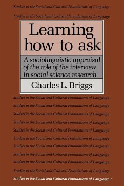 Learning How to Ask - Briggs, Charles L.