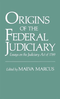 Cover Origins of the Federal Judiciary