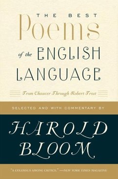 The Best Poems of the English Language - Bloom, Harold