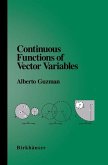 Continuous Functions of Vector Variables