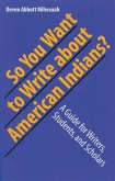 So You Want to Write about American Indians?