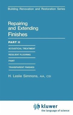 Repairing and Extending Finishes - Simmons, H.L. (Hrsg.)