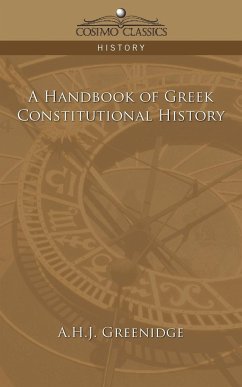 A Handbook of Greek Constitutional History