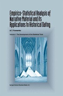 Empirico-Statistical Analysis of Narrative Material and its Applications to Historical Dating - Fomenko, Anatolij T.