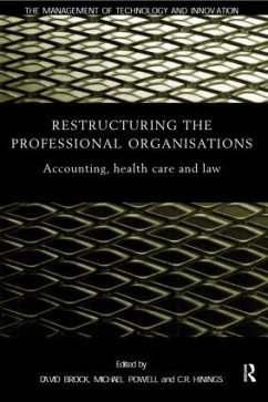 Restructuring the Professional Organization - Hinings, C. R. / Powell, Michael (eds.)