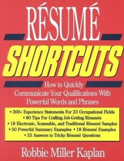 Resume Shortcuts - Kaplan, Robbie Miller