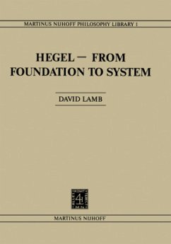 Hegel¿From Foundation to System - Lamb, D.