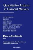 Quantitative Analysis in Financial Markets: Collected Papers of the New York University Mathematical Finance Seminar