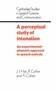 A Perceptual Study of Intonation - Hart, Johan 'T; Collier, Rene; Cohen, Antonie