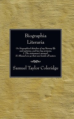 Biographia Literaria - Coleridge, Samuel Taylor