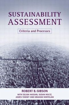 Sustainability Assessment - Gibson, Robert B; Holtz, Susan; Tansey, James