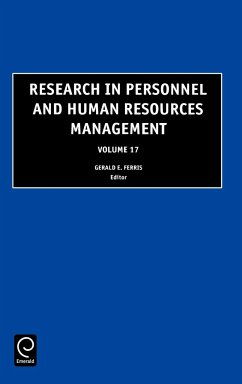 Research in Personnel and Human Resources Management, Volume 17 - G. R. Ferris, Ferris Ferris, Gerald R. G. R. Ferris