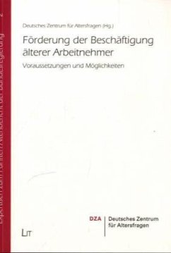 Cover Förderung der Beschäftigung älterer Arbeitnehmer