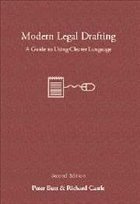 Modern Legal Drafting - Butt, Peter / Castle, Richard