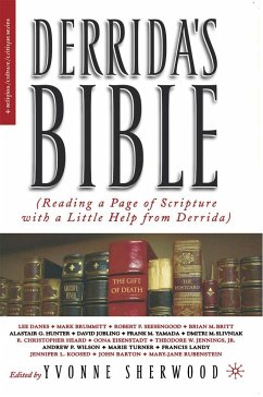 Derrida's Bible - Sherwood, Yvonne