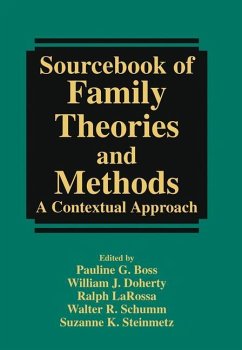 Sourcebook of Family Theories and Methods - Boss, Pauline G. / Doherty, William J. / LaRossa, Ralph / Schumm, Walter R. / Steinmetz, Suzanne K. (Hgg.)