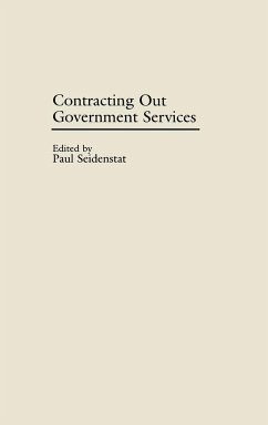 Contracting Out Government Services - Seidenstat, Paul