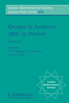 Groups St Andrews 2001 in Oxford - Campbell, C. M.; Robertson, E. F.; Smith, G. C.
