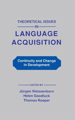 Theoretical Issues in Language Acquisition