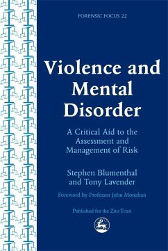 Violence and Mental Disorder - Blumenthal, Stephen