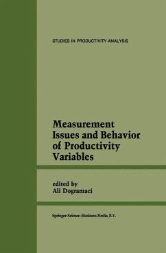 Measurement Issues and Behavior of Productivity Variables - Dogramaci, Ali (Hrsg.)