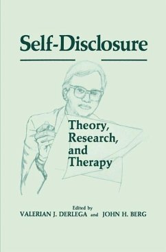 Self-Disclosure - Derlaga, Valerian J. / Berg, John H. (Hgg.)
