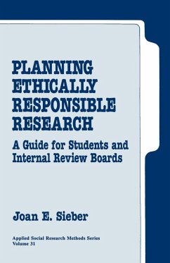 Planning Ethically Responsible Research - Sieber, Joan E.