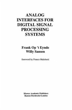 Analog Interfaces for Digital Signal Processing Systems - Eynde, Frank op 't;Sansen, Willy M.C.