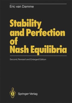 Stability and Perfection of Nash Equilibria - Damme, Eric van