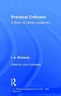 Practical Criticism V 4 - Richards, I A