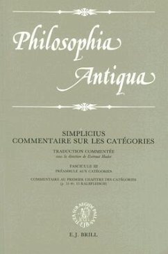 Commentaire Sur Les Catégories - Simplicius