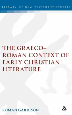 Cover Graeco-Roman Context of Early Christian Literature