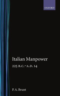 Italian Manpower 225 B.C.-A.D. 14 - Brunt, P A