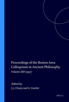 Proceedings of the Boston Area Colloquium in Ancient Philosophy: Volume XIII (1997)