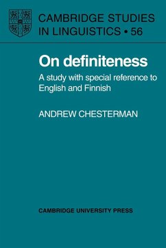 On Definiteness - Chesterman, Andrew; Andrew, Chesterman