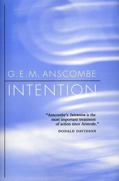 Intention - Anscombe, G. E. M.