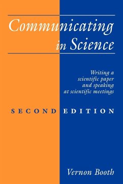 Communicating in Science - Booth; Booth, Vernon; Vernon, Booth
