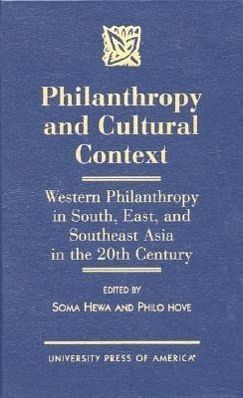Philanthropy and Cultural Context Philanthropy and Cultural Context