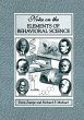 Notes on the Elements of Behavioral... - Bild 1