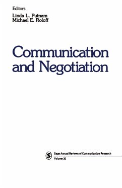 Communication and Negotiation - Putnam, Linda L. / Roloff, Michael E. (eds.)