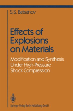Effects of Explosions on Materials - Batsanov, Stepan S.