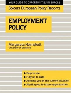 Employment Policy - Holmstedt, Margareta