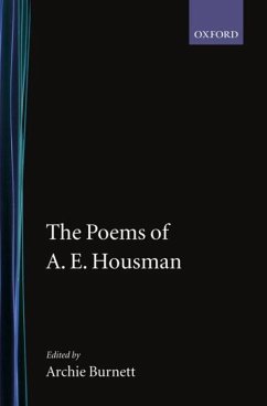 The Poems of A. E. Housman - Housman, A E