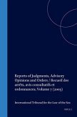Reports of Judgments, Advisory Opinions and Orders / Recueil Des Arrêts, Avis Consultatifs Et Ordonnances, Volume 7 (2003)